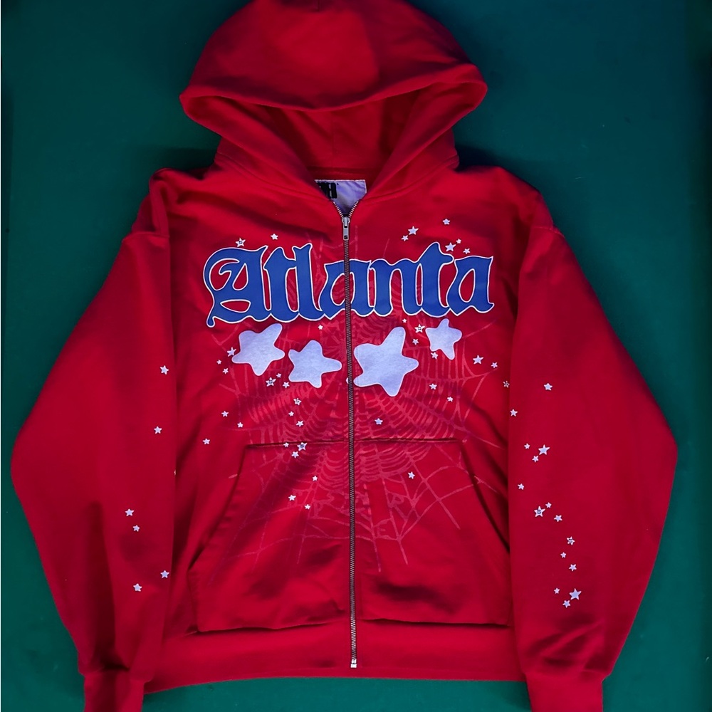 Sp5der Atlanta Zip Up Hoodie